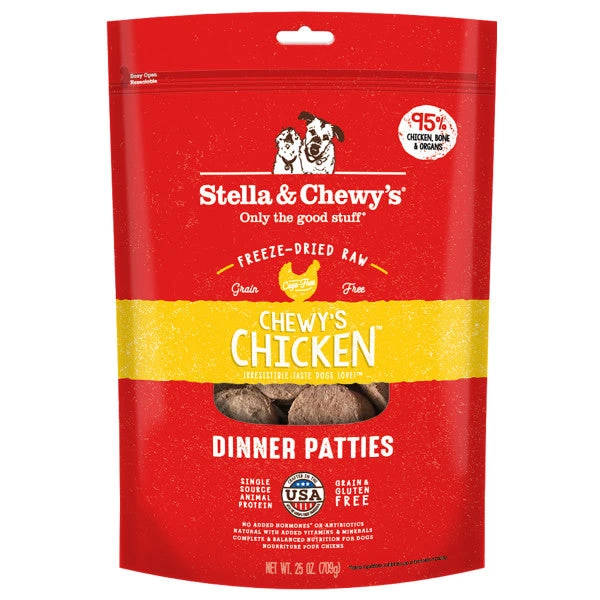 Stella & Chewy's Freeze-Dried Raw Dinner Patties For Dogs - Chewy's Chicken Recipe 6 Stella & Chewy's Freeze-Dried Raw Dinner Patties For Dogs - Chewy's Chicken Recipe - Image 4